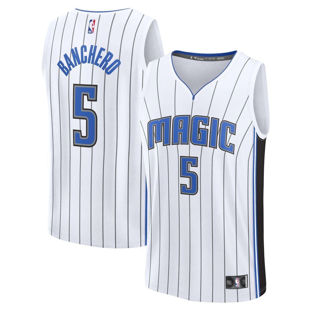 Paolo Banchero Orlando Magic Fanatics Fast Break Replica Player Jersey - Association Edition - White Official NBA Team Apparel Basketball Fan Gear