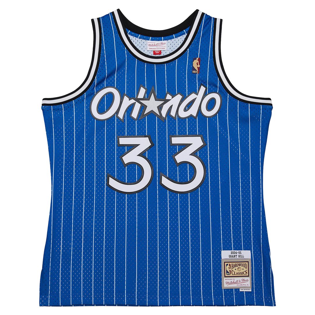 Grant Hill Orlando Magic Mitchell & Ness 2004/05 Hardwood Classics Swingman Jersey - Blue Official NBA Team Apparel Basketball Fan Gear