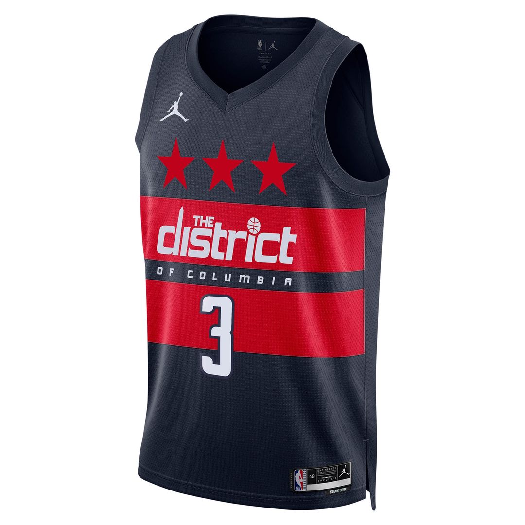 Trae Young Washington Wizards Jordan Brand Unisex Swingman Jersey - Statement Edition - Navy Official NBA Team Apparel Basketball Fan Gear
