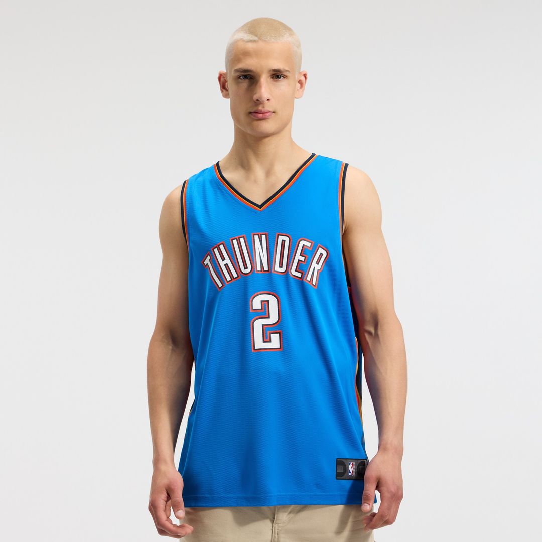 Shai Gilgeous-Alexander Oklahoma City Thunder Fanatics Fast Break Replica Player Jersey - Icon Edition - Blue Official NBA Team Apparel Basketball Fan