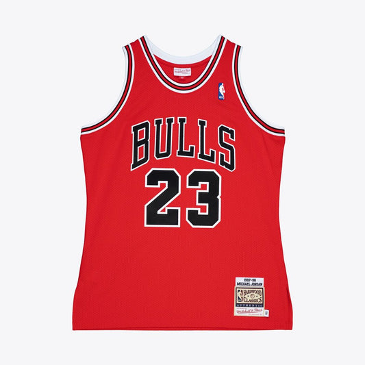Michael Jordan Chicago Bulls Mitchell & Ness 1997-98 Authentic Jersey - Red Official NBA Team Apparel Basketball Fan Gear