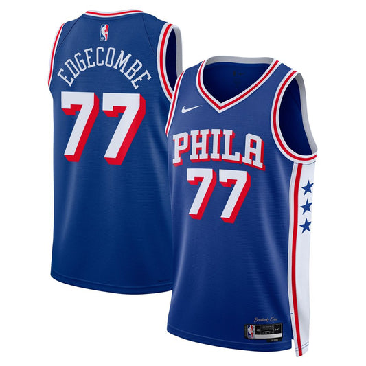 V. J. Edgecombe Philadelphia 76ers Nike Unisex 2025 NBA Draft First Round Pick Swingman Jersey - Icon Edition - Royal Official NBA Team Apparel Basket
