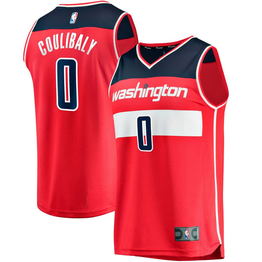 Washington Wizards Fanatics Fast Break Replica Jersey - Icon Edition - Red Official NBA Team Apparel Basketball Fan Gear