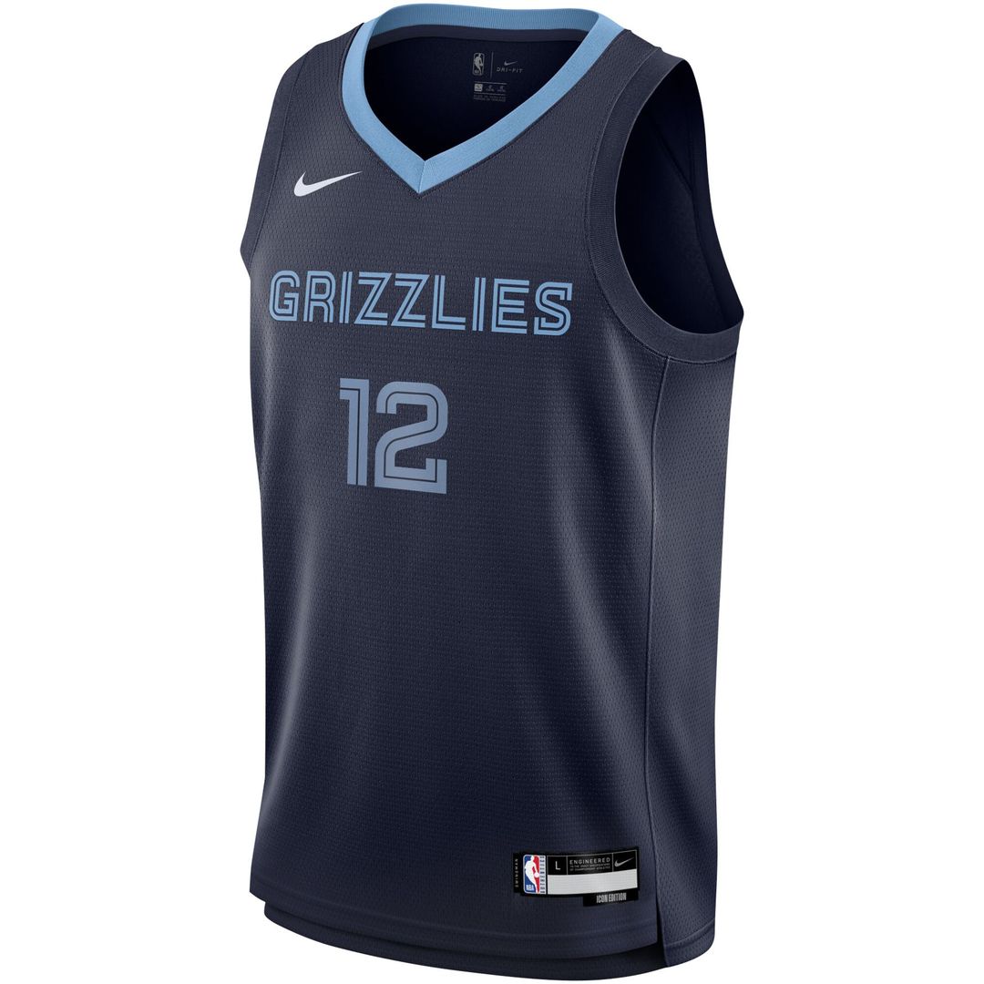 Ja Morant Memphis Grizzlies Nike Youth Swingman Jersey - Icon Edition - Navy Official NBA Team Apparel Basketball Fan Gear