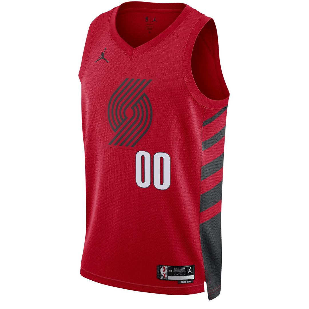 Portland Trail Blazers Jordan Brand Unisex 2022/23 Swingman Custom Jersey - Statement Edition - Red Official NBA Team Apparel Basketball Fan Gear