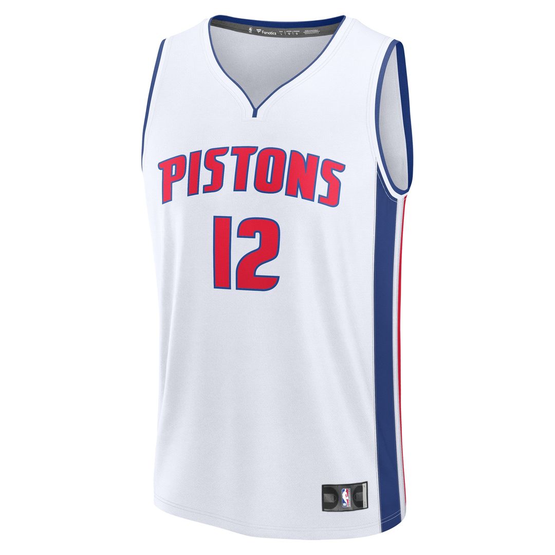 Tobias Harris Detroit Pistons Fanatics Fast Break Replica Player Jersey - Association Edition - White Official NBA Team Apparel Basketball Fan Gear