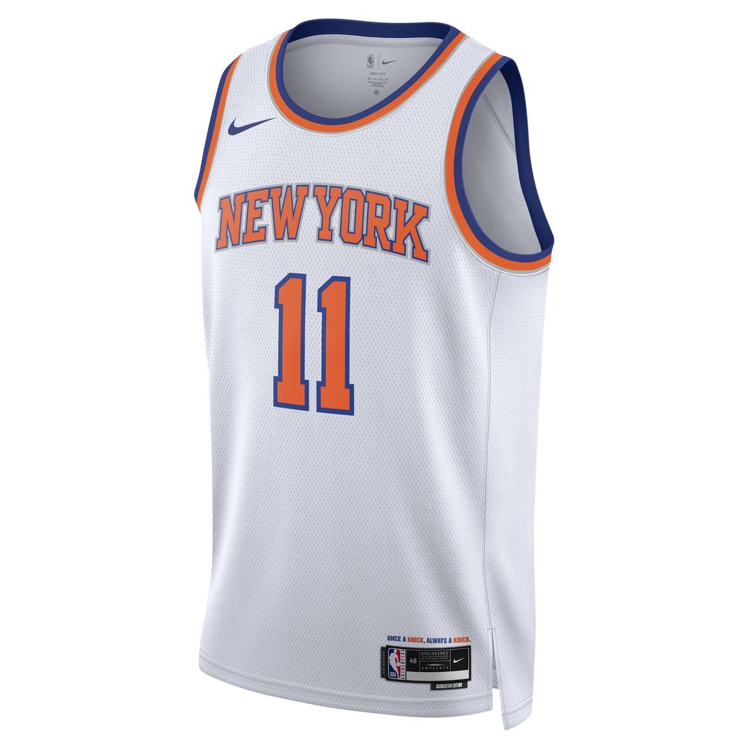 Jalen Brunson New York Knicks Nike Unisex Swingman Jersey - Association Edition - White Official NBA Team Apparel Basketball Fan Gear