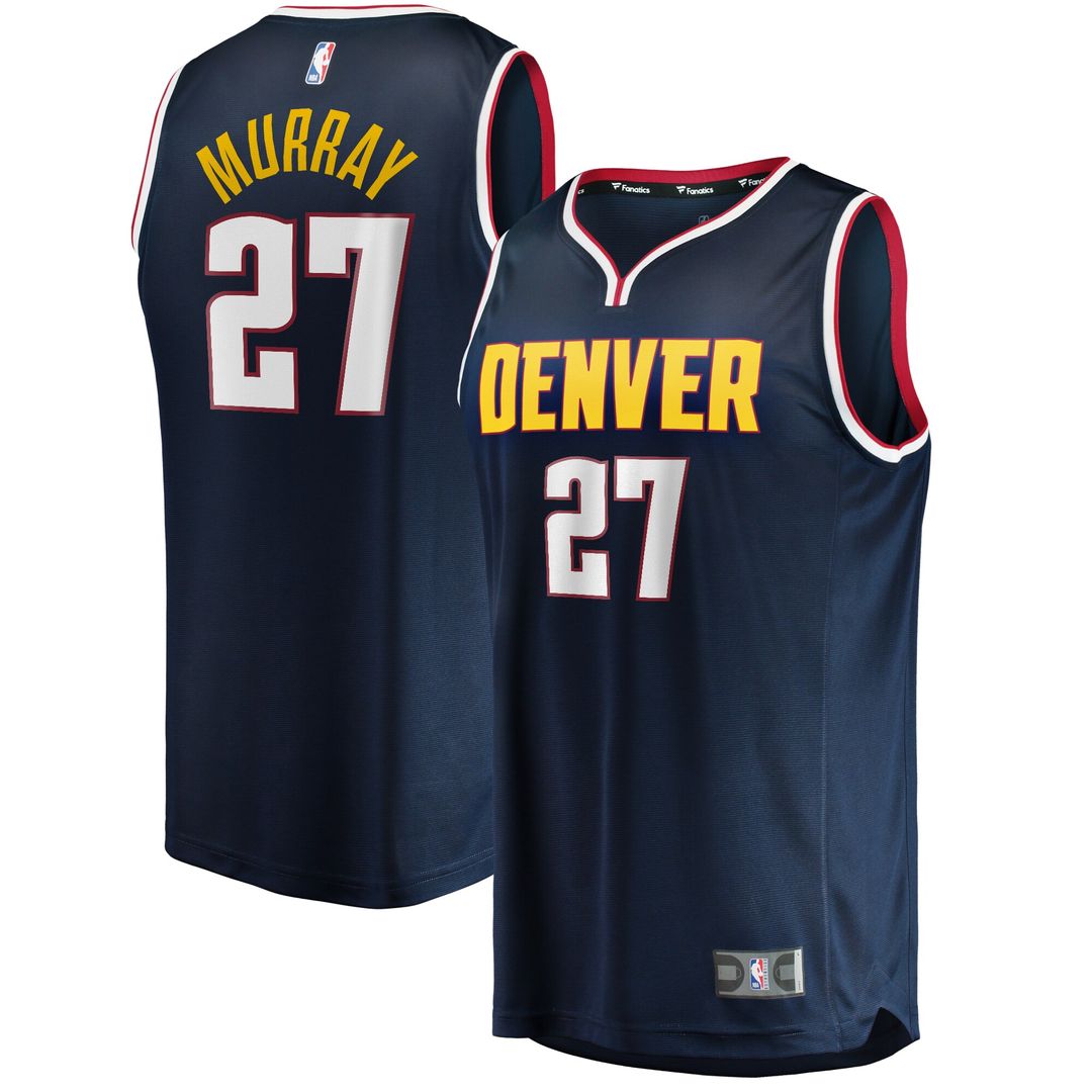 Jamal Murray Denver Nuggets Fanatics Youth Fast Break Player Jersey - Icon Edition - Navy Official NBA Team Apparel Basketball Fan Gear