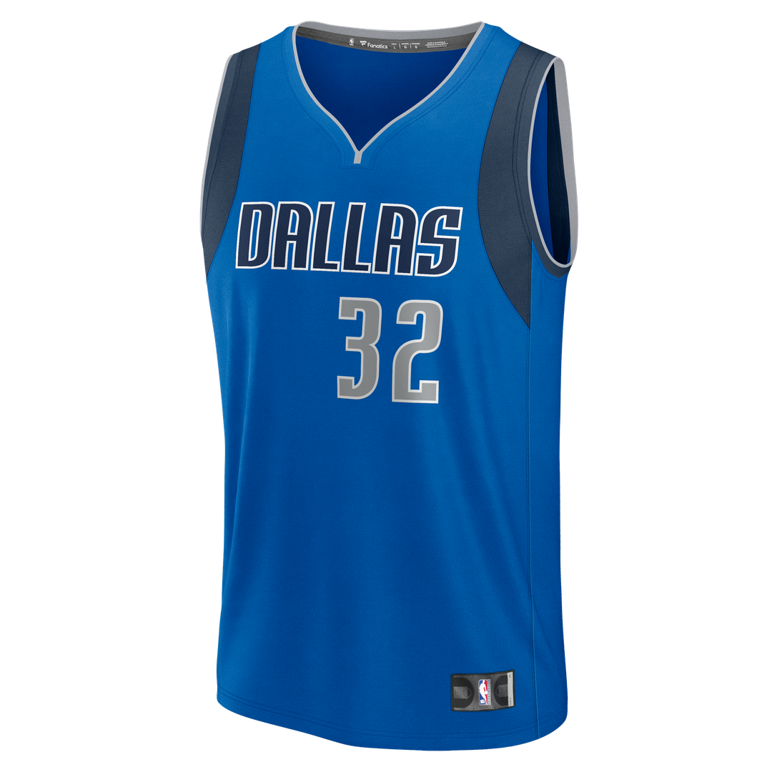 Cooper Flagg Dallas Mavericks Fanatics Youth 2025 NBA Draft First Round Pick Fast Break Replica Jersey - Icon Edition - Blue Official NBA Team Apparel