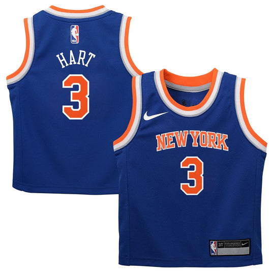 Josh Hart New York Knicks Nike Infant Replica Swingman Jersey - Icon Edition - Blue Official NBA Team Apparel Basketball Fan Gear