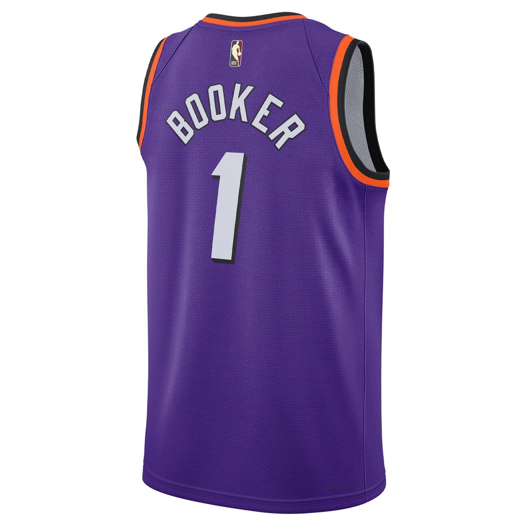 Devin Booker Phoenix Suns Nike Swingman Jersey - Classic Edition - Purple Official NBA Team Apparel Basketball Fan Gear