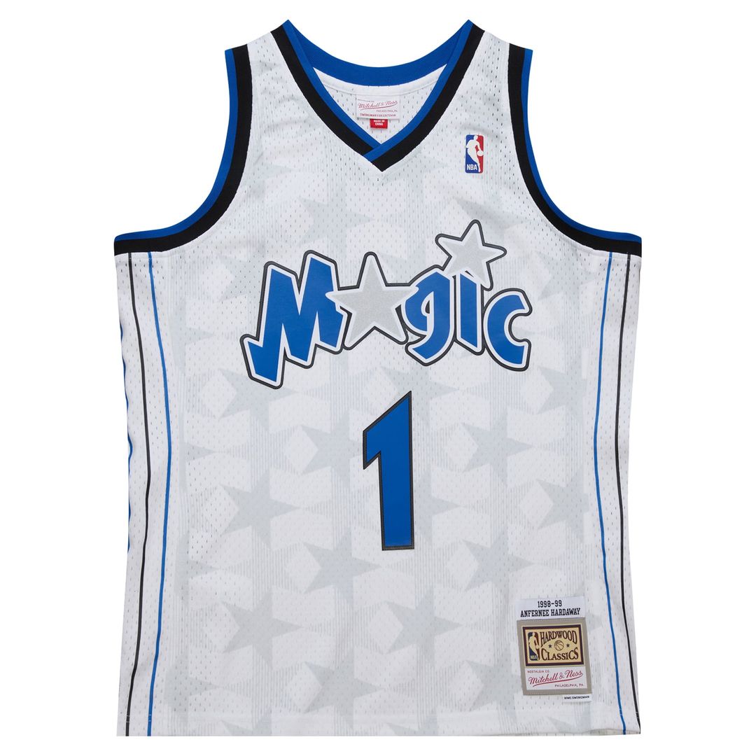 Penny Hardaway Orlando Magic Mitchell & Ness 1998/99 Hardwood Classics Swingman Jersey - White Official NBA Team Apparel Basketball Fan Gear