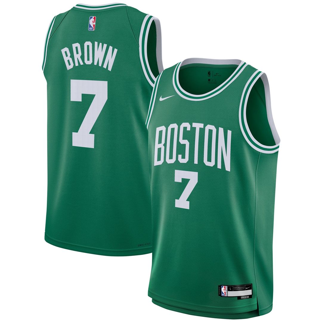 Jaylen Brown Boston Celtics Nike Youth Swingman Jersey - Icon Edition - Kelly Green Official NBA Team Apparel Basketball Fan Gear