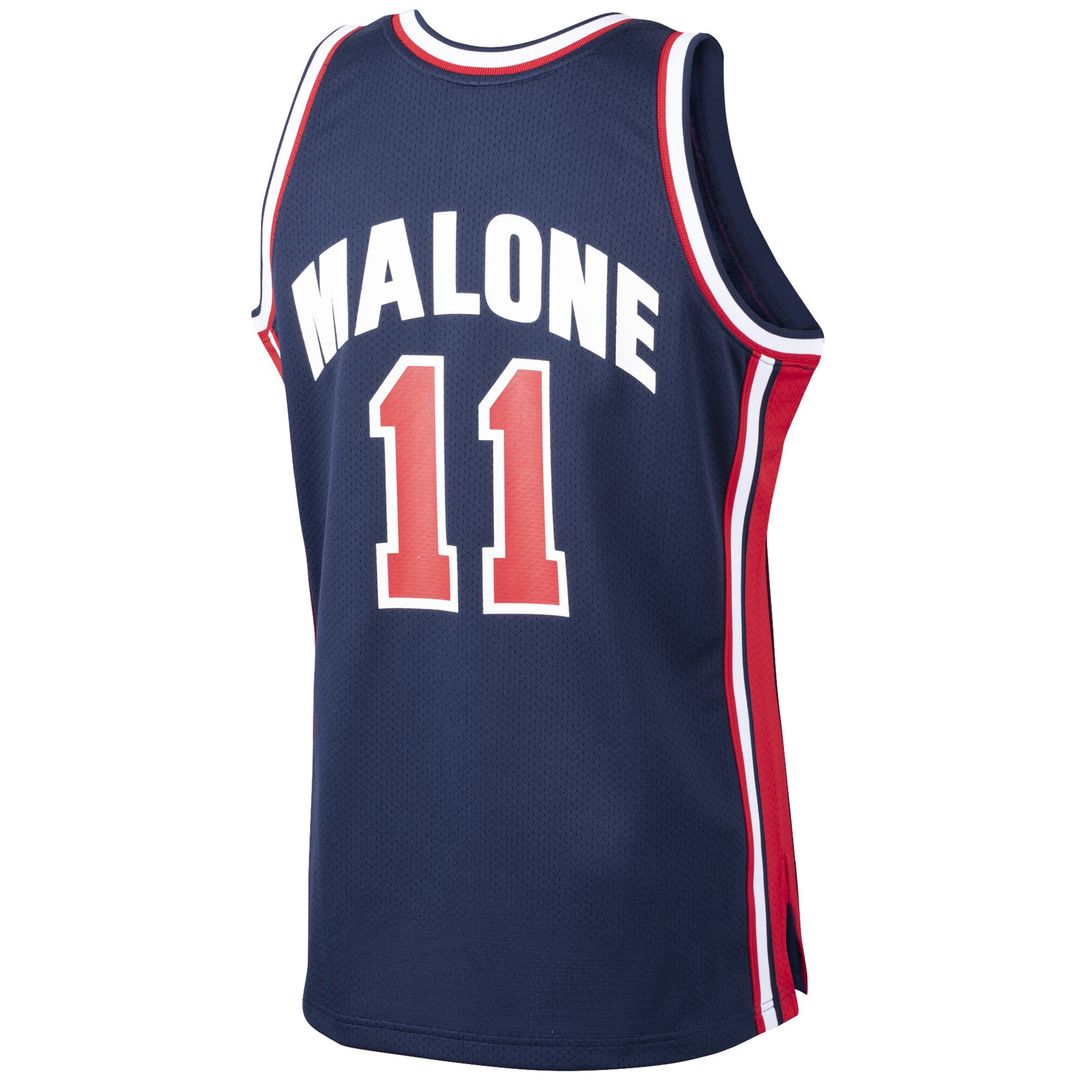 Karl Malone USA Basketball Mitchell & Ness 1992 Dream Team Authentic Jersey - Navy Official NBA Team Apparel Basketball Fan Gear