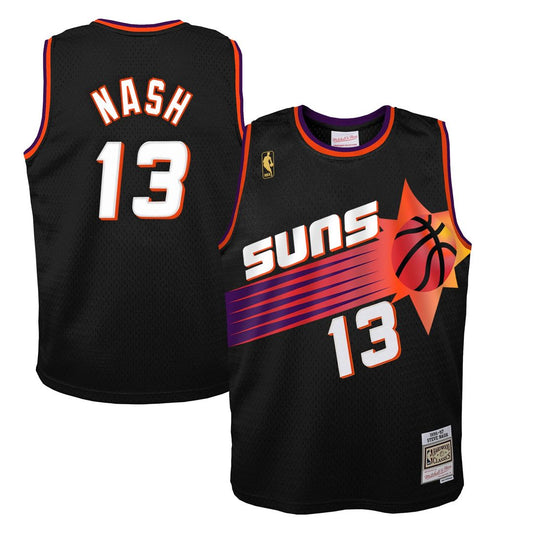 Steve Nash Phoenix Suns Mitchell & Ness Toddler 1996/97 Swingman Jersey - Black Official NBA Team Apparel Basketball Fan Gear