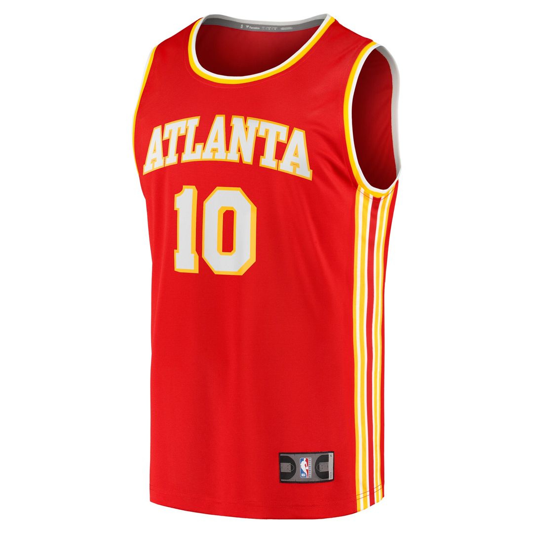 Zaccharie Risacher Atlanta Hawks Fanatics 2024 NBA Draft Fast Break Player Jersey - Icon Edition - Red Official NBA Team Apparel Basketball Fan Gear