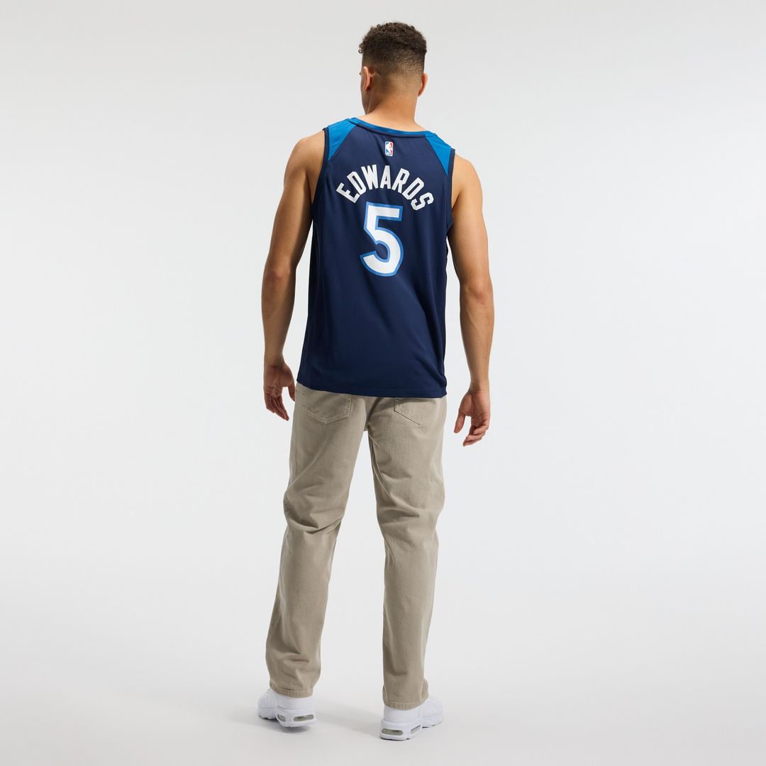 Anthony Edwards Minnesota Timberwolves Fanatics Fast Break Replica Player Jersey - Icon Edition - Navy Official NBA Team Apparel Basketball Fan Gear