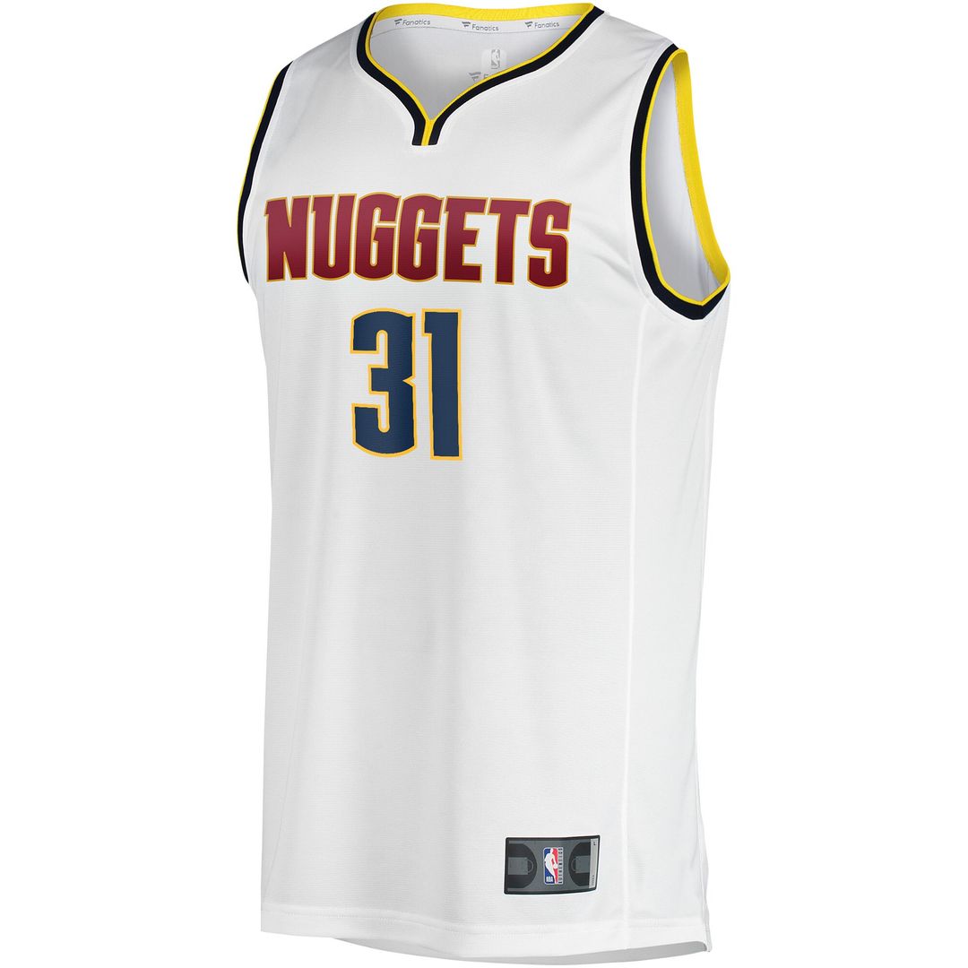 Vlatko Cancar Denver Nuggets Fanatics Fast Break Player Jersey - Association Edition - White Official NBA Team Apparel Basketball Fan Gear
