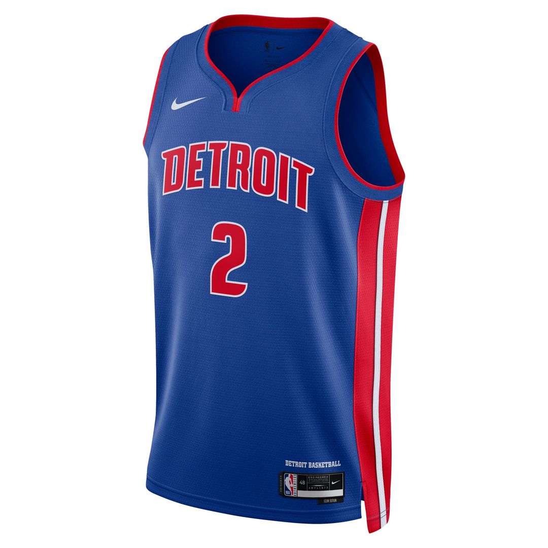 Cade Cunningham Detroit Pistons Nike Unisex Swingman Jersey - Icon Edition - Blue Official NBA Team Apparel Basketball Fan Gear