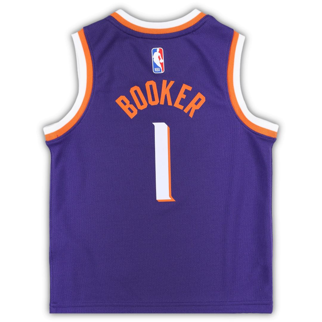 Devin Booker Phoenix Suns Nike Preschool Swingman Player Jersey - Icon Edition - Purple Official NBA Team Apparel Basketball Fan Gear