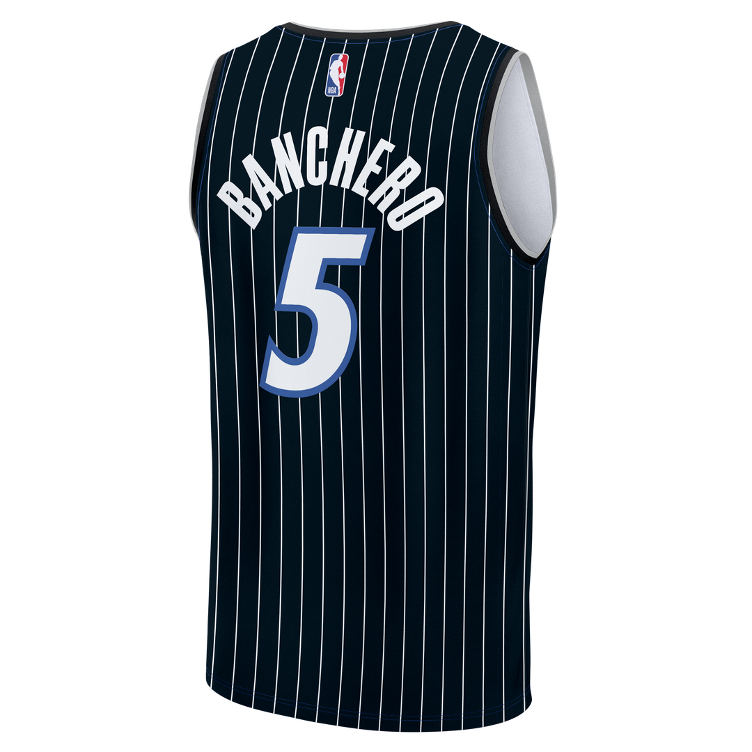 Paolo Banchero Orlando Magic Fanatics Fast Break Jersey - Statement Edition - Black Official NBA Team Apparel Basketball Fan Gear