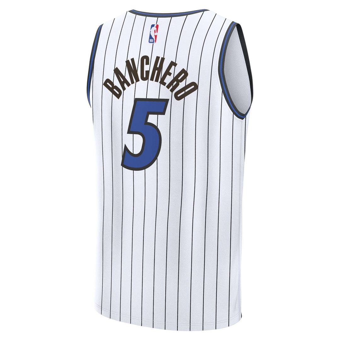 Paolo Banchero Orlando Magic Fanatics Youth Fast Break Replica Player Jersey - Association Edition - White Official NBA Team Apparel Basketball Fan Ge