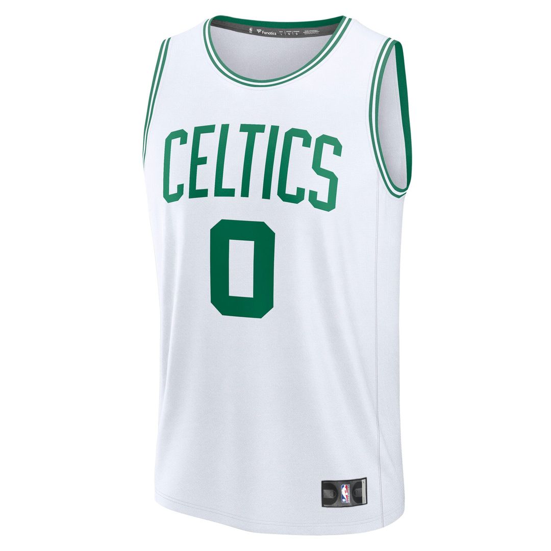 Jayson Tatum Boston Celtics Fanatics Fast Break Replica Player Jersey - Association Edition - White Official NBA Team Apparel Basketball Fan Gear