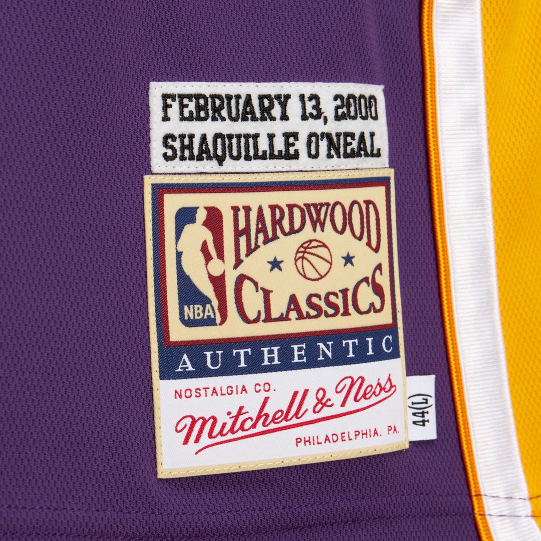 Shaquille O'Neal Los Angeles Lakers Mitchell & Ness 2000 NBA All-Star Game Authentic Jersey - Purple Official NBA Team Apparel Basketball Fan Gear