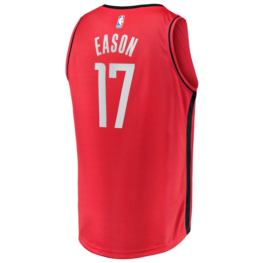 Tari Eason Houston Rockets Fanatics Fast Break Replica Player Jersey - Icon Edition - Red Official NBA Team Apparel Basketball Fan Gear