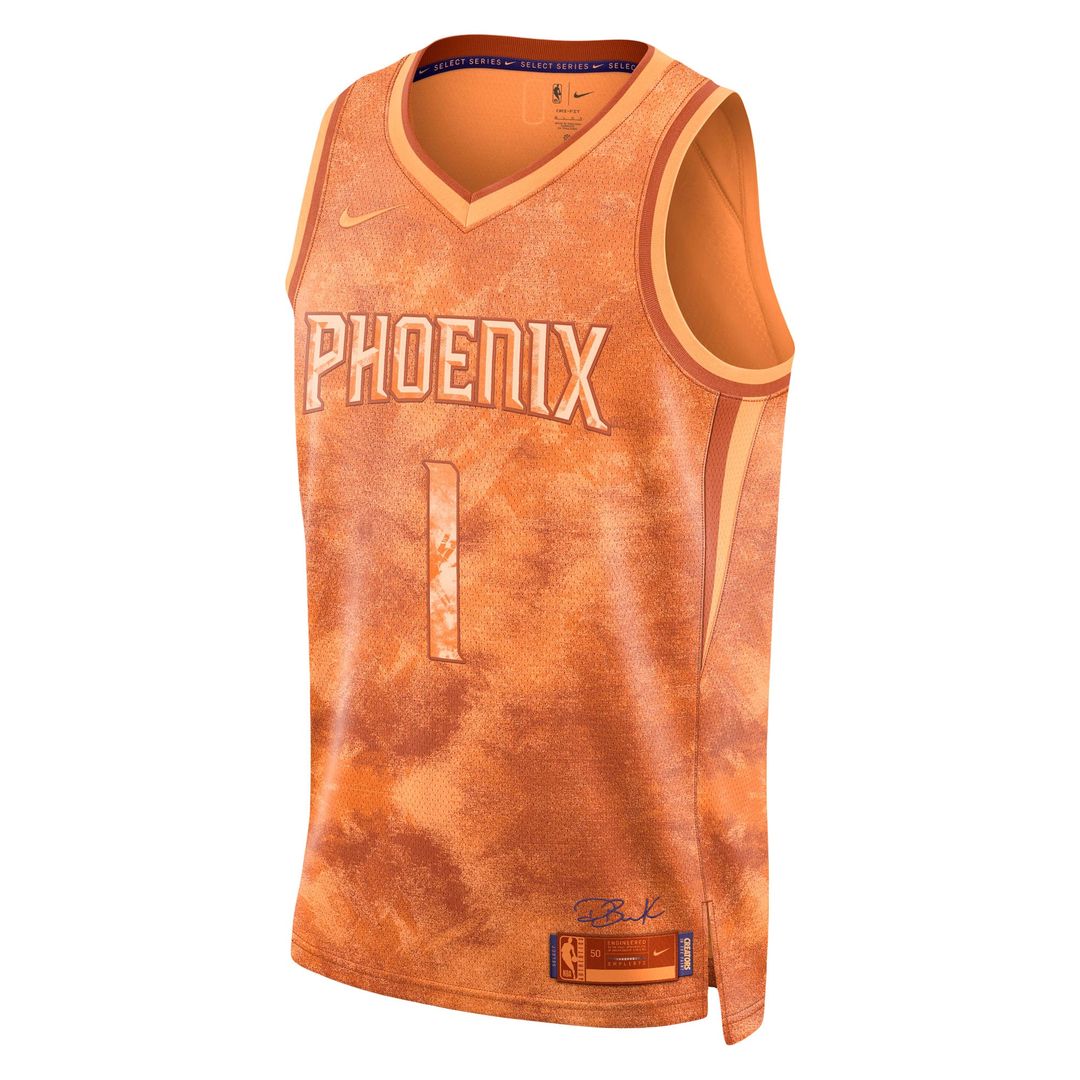 Devin Booker Phoenix Suns Nike Unisex Select Series Swingman Jersey - Orange Official NBA Team Apparel Basketball Fan Gear