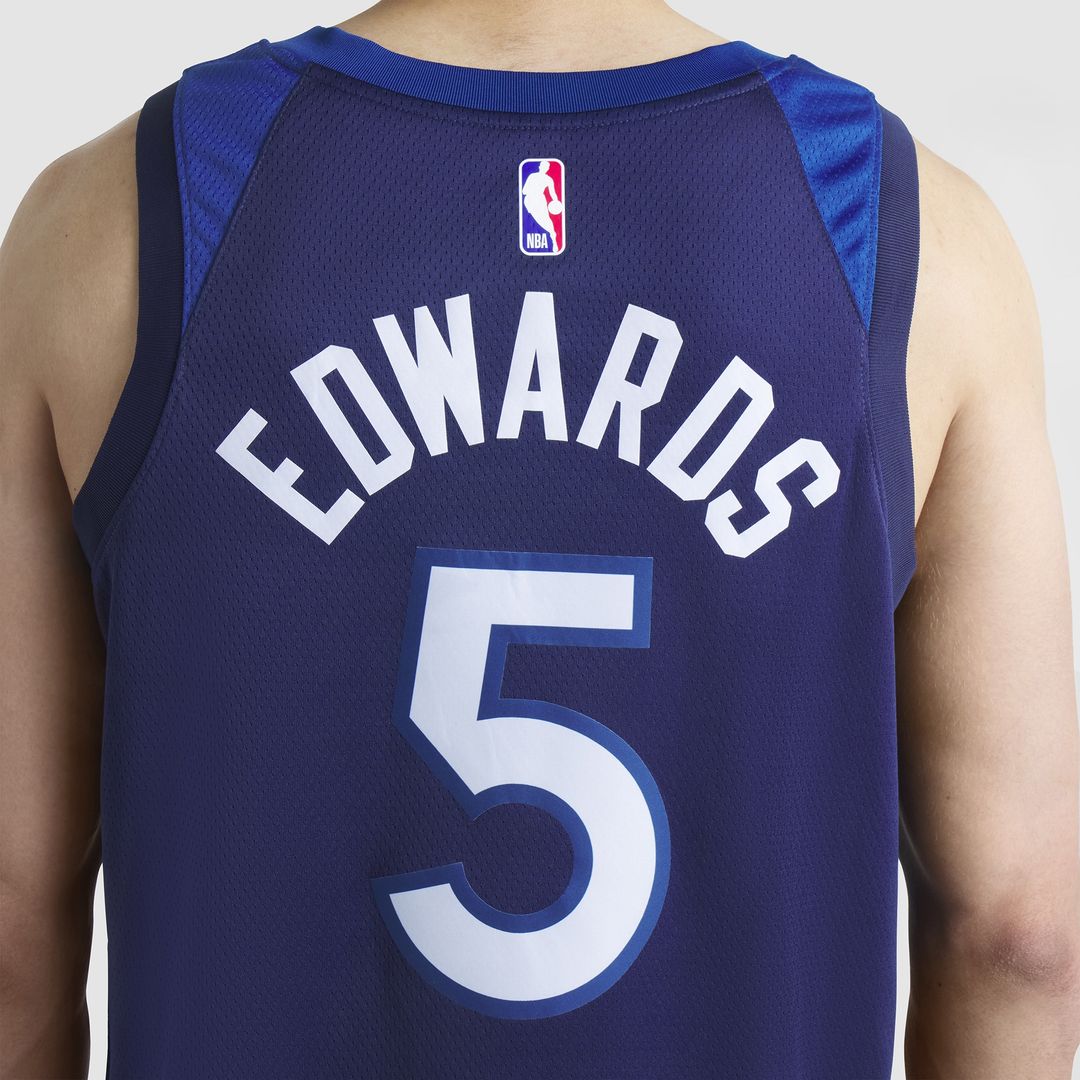 Anthony Edwards Minnesota Timberwolves Nike Unisex Swingman Jersey - Icon Edition - Navy Official NBA Team Apparel Basketball Fan Gear