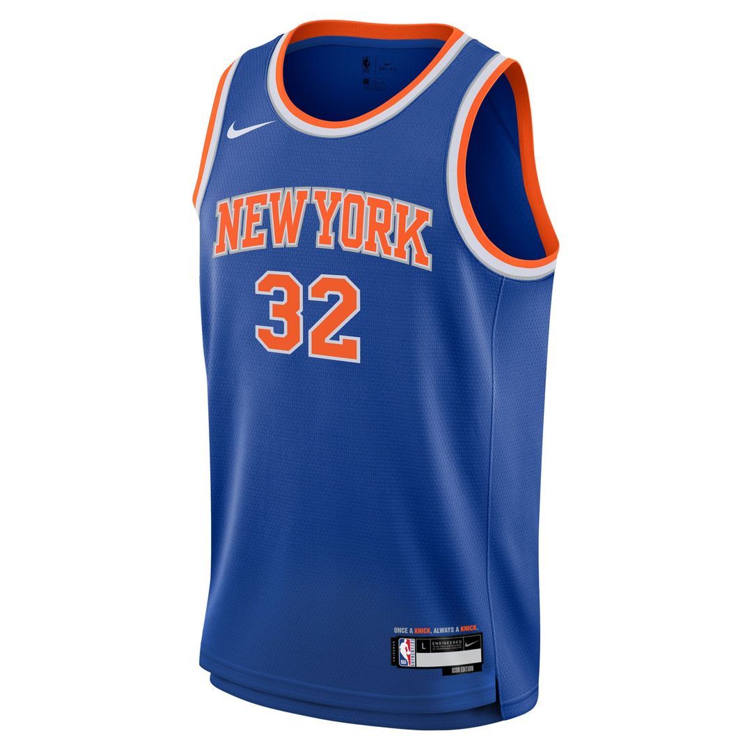 Karl-Anthony Towns New York Knicks Nike Youth Swingman Jersey - Icon Edition - Blue Official NBA Team Apparel Basketball Fan Gear