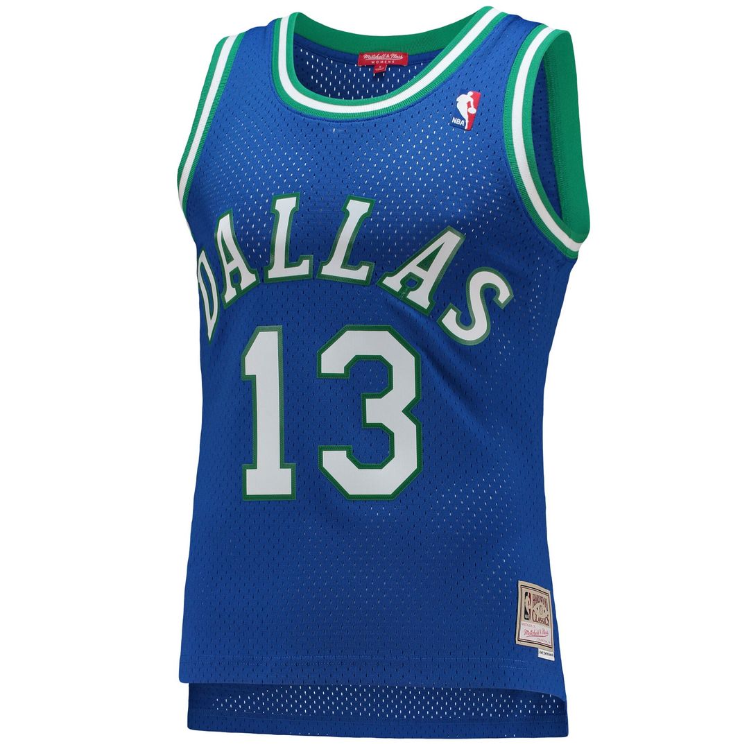 Steve Nash Dallas Mavericks Mitchell & Ness Women's 1998/99 Hardwood Classics Swingman Jersey - Blue Official NBA Team Apparel Basketball Fan Gear