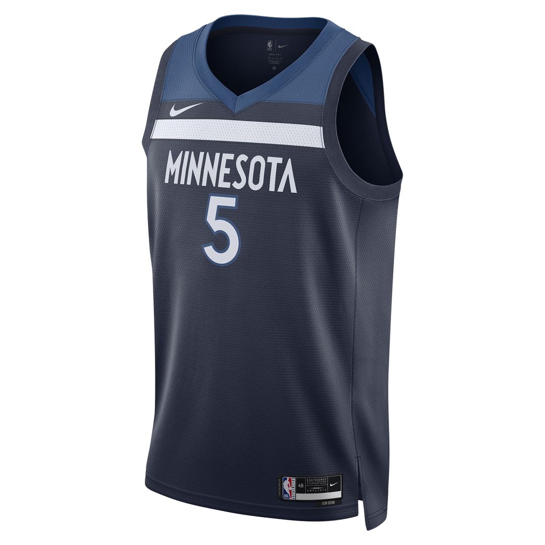 Anthony Edwards Minnesota Timberwolves Nike Unisex Swingman Jersey - Icon Edition - Navy Official NBA Team Apparel Basketball Fan Gear