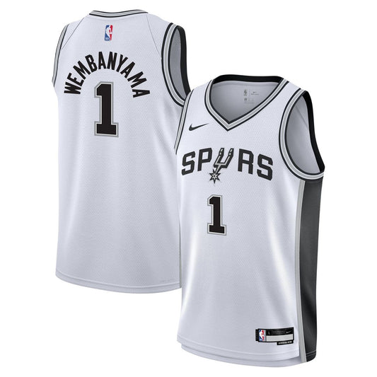 Victor Wembanyama San Antonio Spurs Nike Youth Swingman Jersey - Association Edition - White Official NBA Team Apparel Basketball Fan Gear