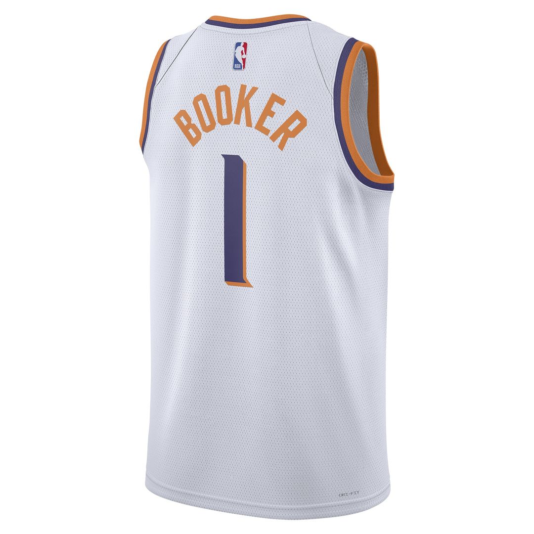 Devin Booker Phoenix Suns Nike Unisex Swingman Jersey - Association Edition - White Official NBA Team Apparel Basketball Fan Gear