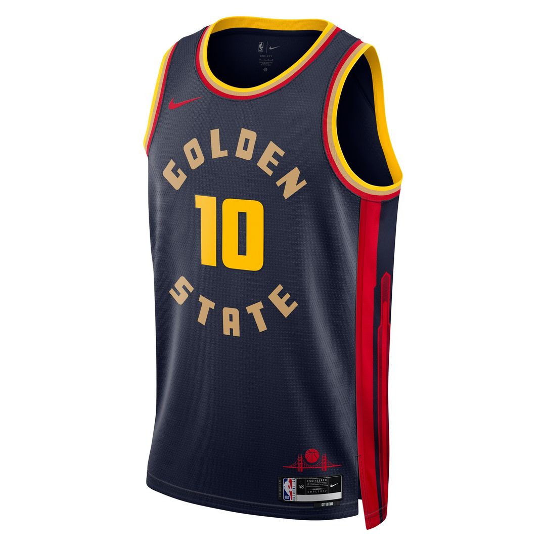 Jimmy Butler Golden State Warriors Nike Unisex Swingman Jersey - City Edition - Navy Official NBA Team Apparel Basketball Fan Gear