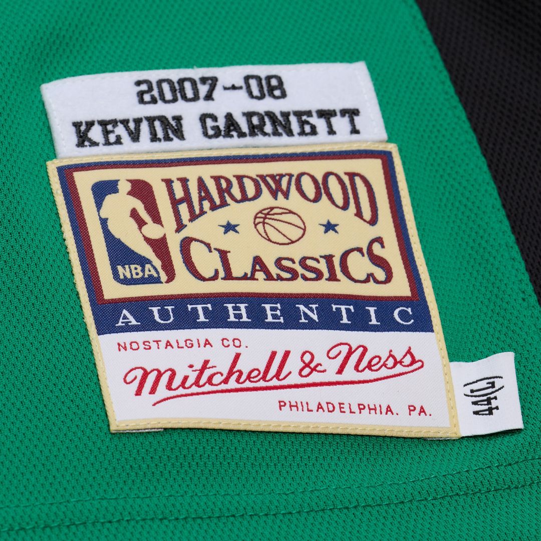 Kevin Garnett Boston Celtics Mitchell & Ness 2007-08 Hardwood Classics Authentic Jersey - Kelly Green Official NBA Team Apparel Basketball Fan Gear