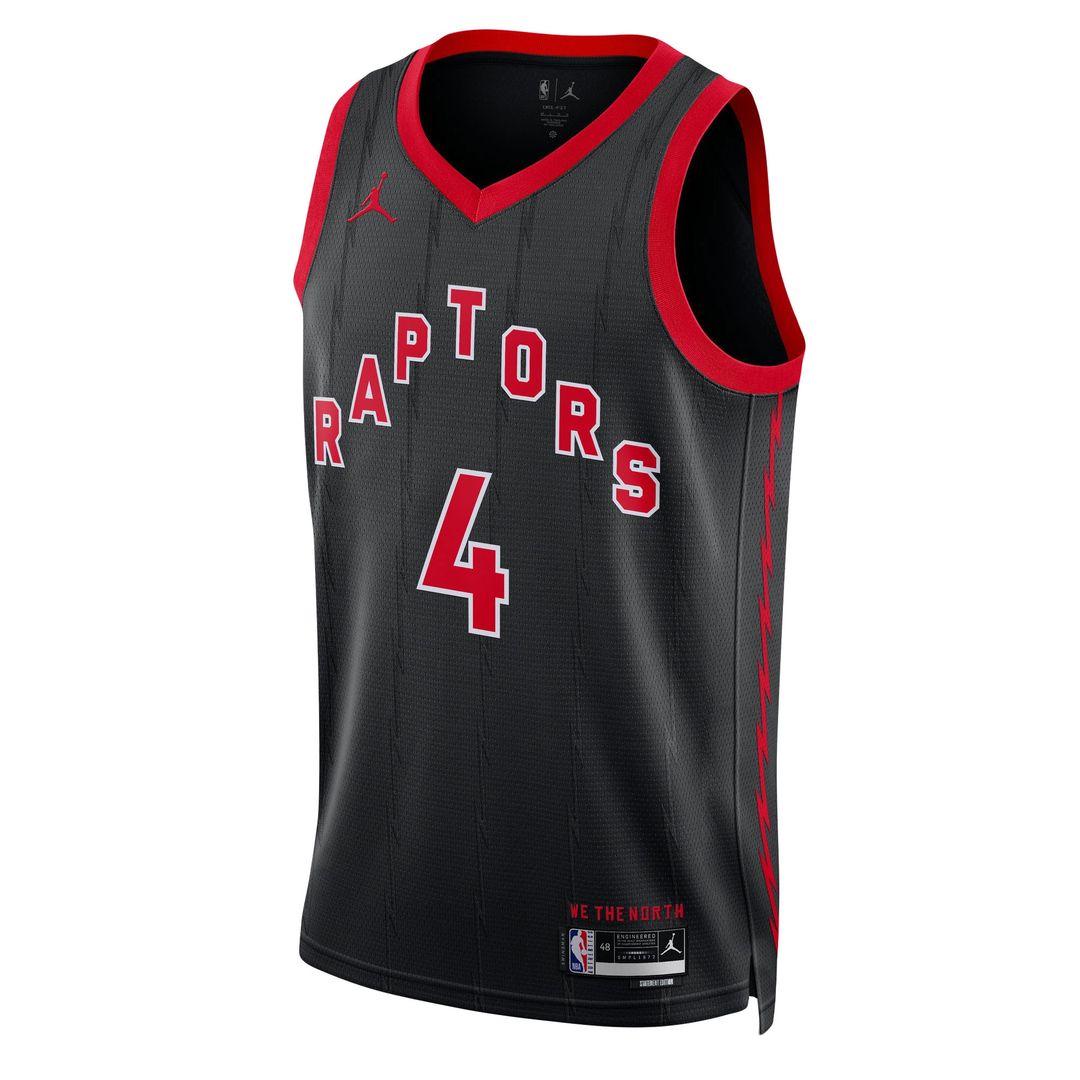 Scottie Barnes Toronto Raptors Jordan Brand Unisex Swingman Jersey - Statement Edition - Black Official NBA Team Apparel Basketball Fan Gear
