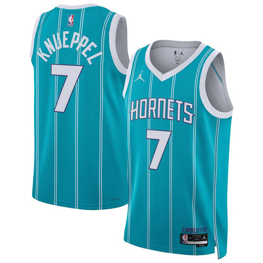 Kon Knueppel Charlotte Hornets Jordan Brand Unisex Swingman Jersey - Icon Edition - Teal Official NBA Team Apparel Basketball Fan Gear