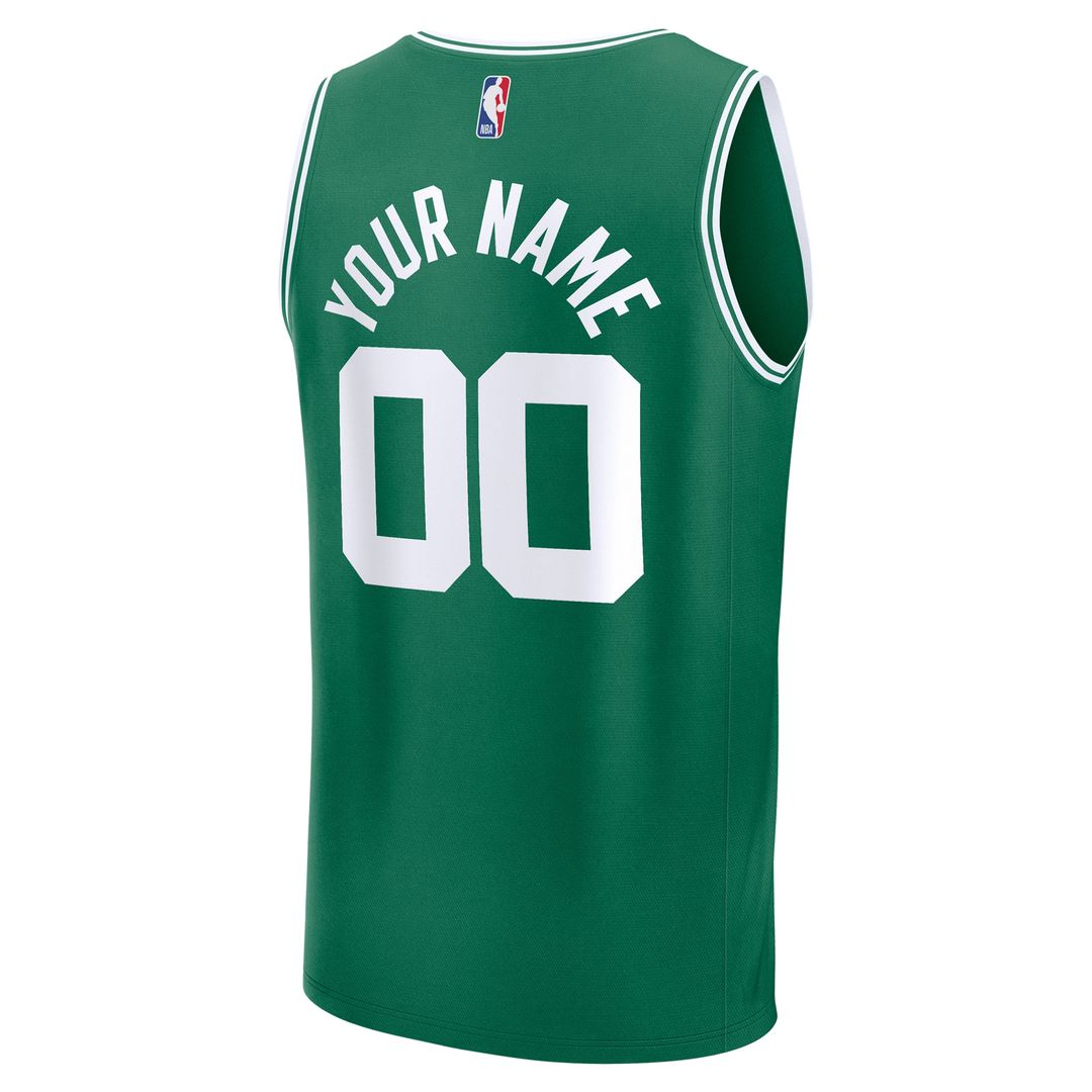 Boston Celtics Fanatics Fast Break Custom Jersey - Statement Edition - Black Official NBA Team Apparel Basketball Fan Gear