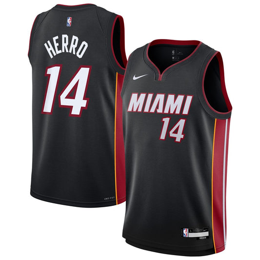 Tyler Herro Miami Heat Nike Youth Swingman Jersey - Icon Edition - Black Official NBA Team Apparel Basketball Fan Gear