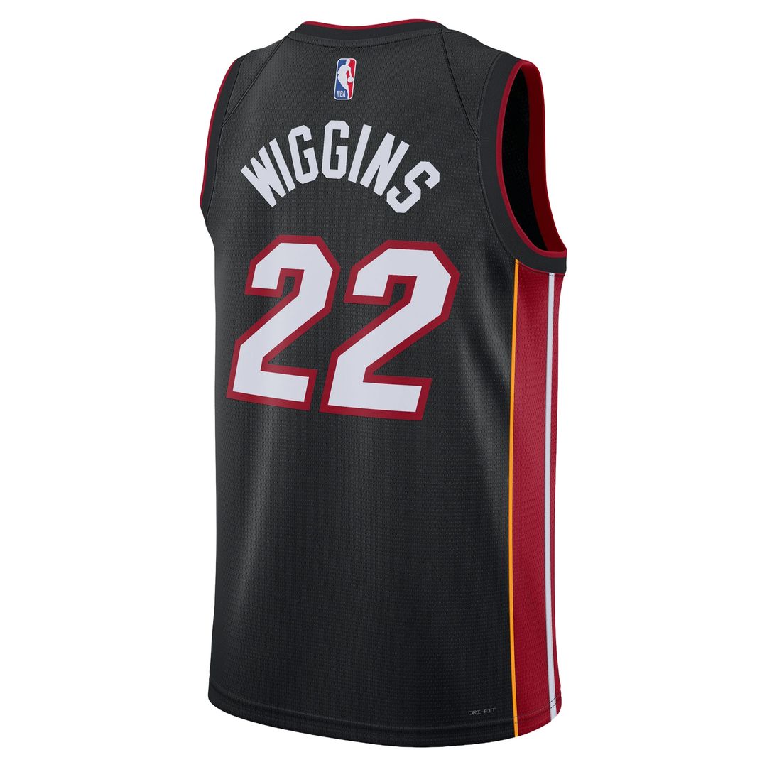 Andrew Wiggins Miami Heat Nike Unisex Swingman Player Jersey - Icon Edition - Black Official NBA Team Apparel Basketball Fan Gear