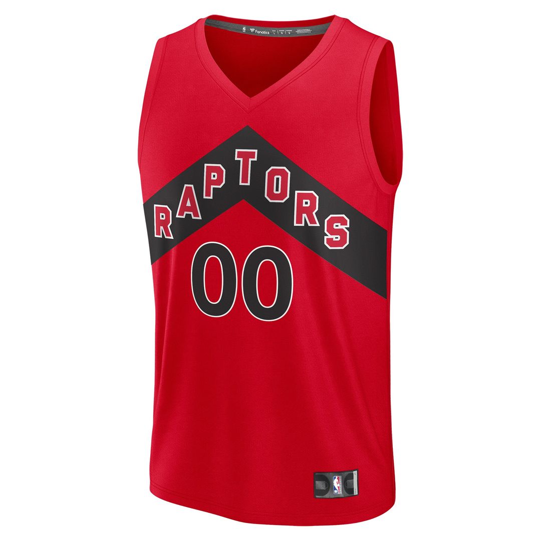 Toronto Raptors Fanatics Fast Break Custom Jersey - Icon Edition - Red Official NBA Team Apparel Basketball Fan Gear