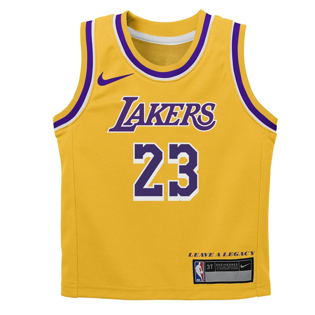 LeBron James Los Angeles Lakers Nike Toddler Swingman Player Jersey - Icon Edition - Gold Official NBA Team Apparel Basketball Fan Gear