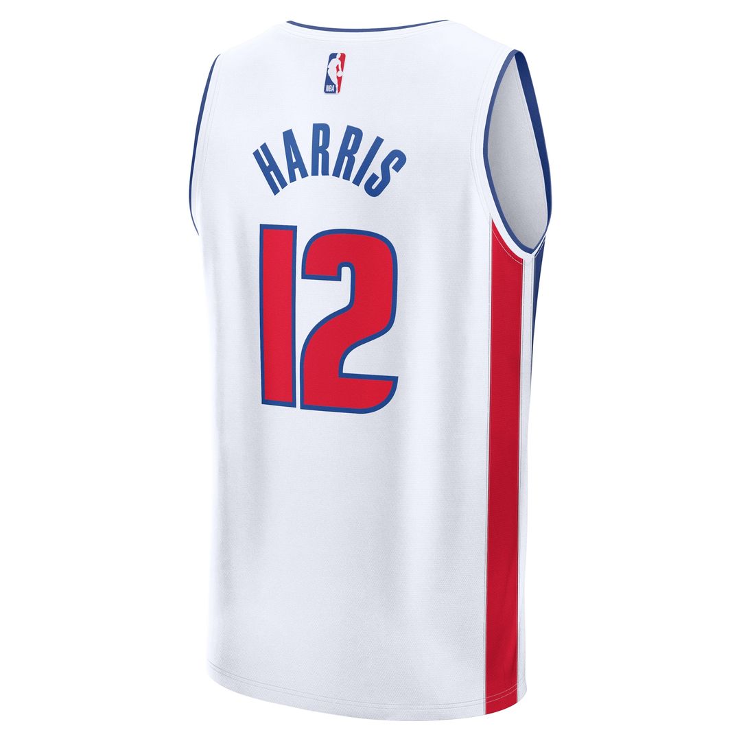 Tobias Harris Detroit Pistons Fanatics Fast Break Replica Player Jersey - Association Edition - White Official NBA Team Apparel Basketball Fan Gear