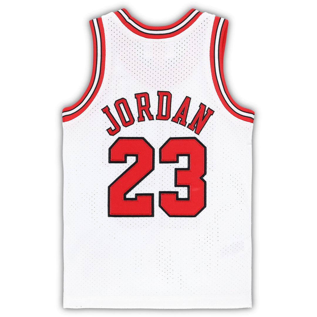 Michael Jordan Chicago Bulls Mitchell & Ness Toddler 1997/98 Hardwood Classics Authentic Jersey - White Official NBA Team Apparel Basketball Fan Gear