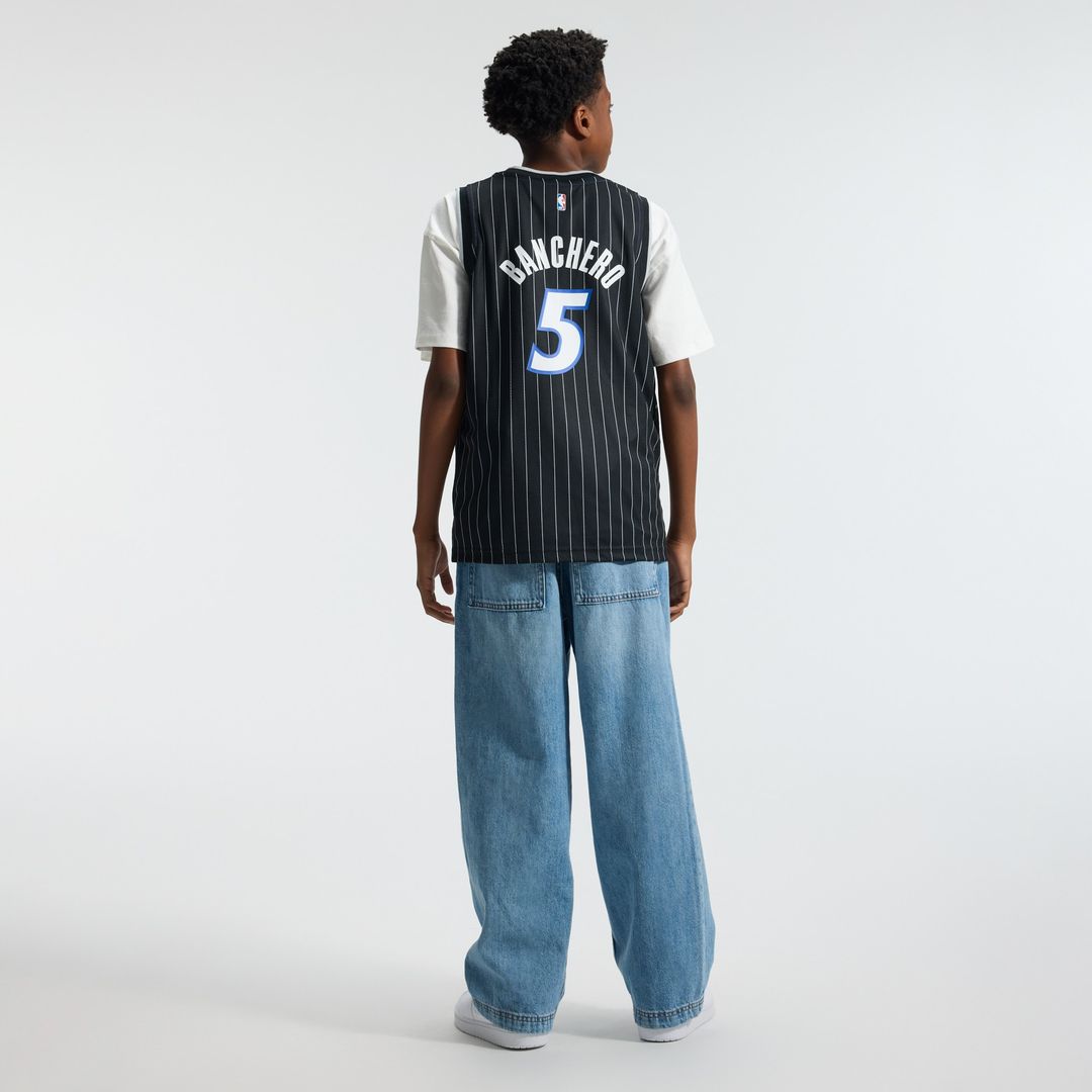 Paolo Banchero Orlando Magic Fanatics Youth Fast Break Jersey - Statement Edition - Black Official NBA Team Apparel Basketball Fan Gear