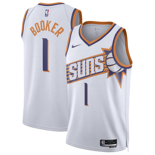Devin Booker Phoenix Suns Nike Unisex Swingman Jersey - Association Edition - White Official NBA Team Apparel Basketball Fan Gear