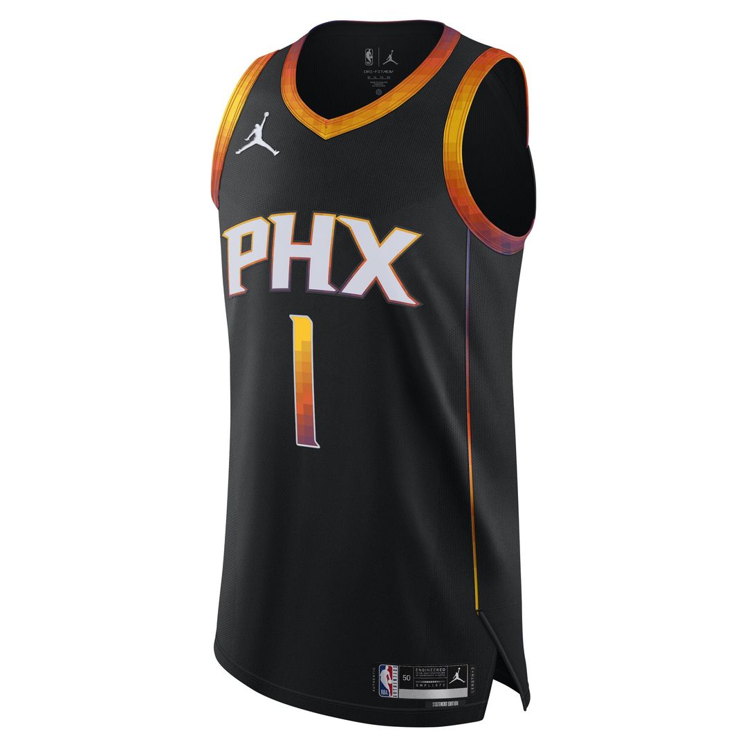 Devin Booker Phoenix Suns Jordan Brand Authentic Player Jersey - Statement Edition - Black Official NBA Team Apparel Basketball Fan Gear